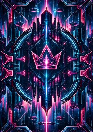 Neon City — Cyberpunk — rewers standardowe