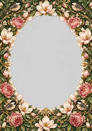 Botaniczna elegancja — na zdjęcie — rewers na zdjęcie