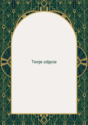 Art déco — Wielki Bal — na zdjęcie — rewers na zdjęcie