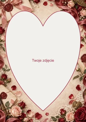 Komplet foto — Miłosny list — rewers na zdjęcie