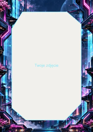 Komplet foto — Neonowy portal — rewers na zdjęcie