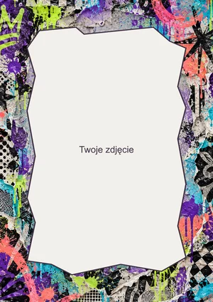 Komplet foto — Rozdarty plakat — rewers na zdjęcie