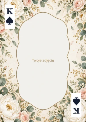 Foto — Kwiatowy medalion — przykładowy król