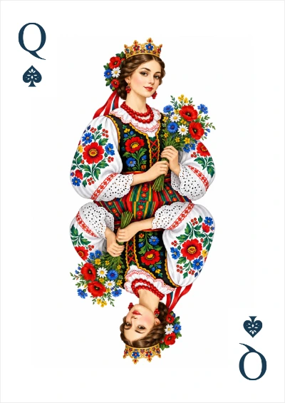 Karta z talii Folklorystyczna